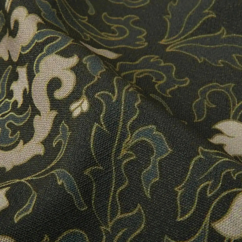 Sara Le x TWOPAGES Vintage Printed Linen Pleated Curtains
