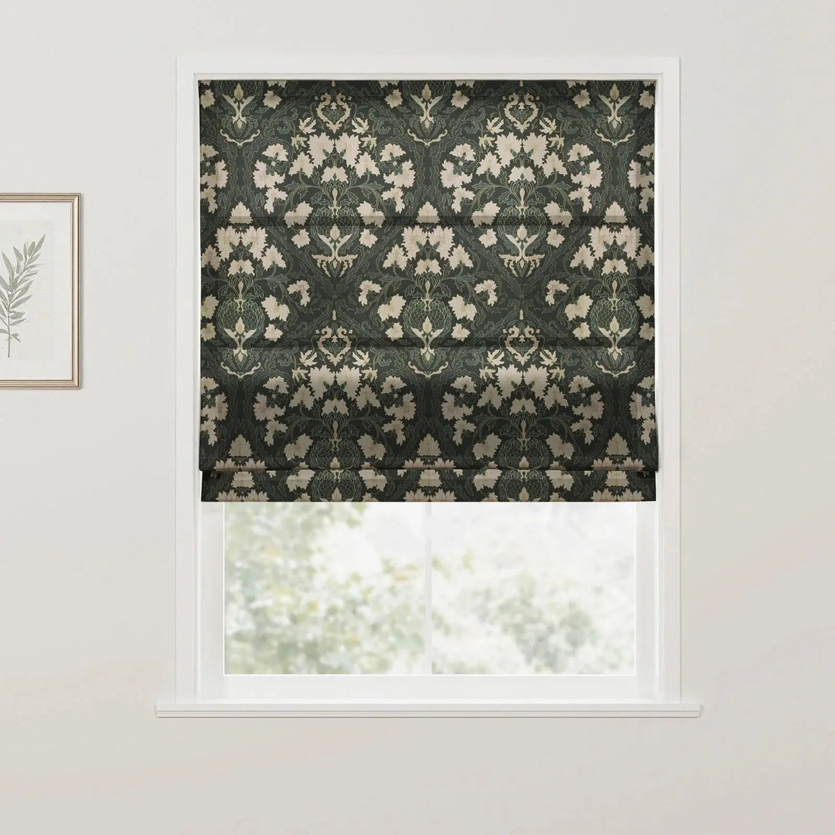 Sara Le x TWOPAGES Printed Linen Roman Blind Cord Lift
