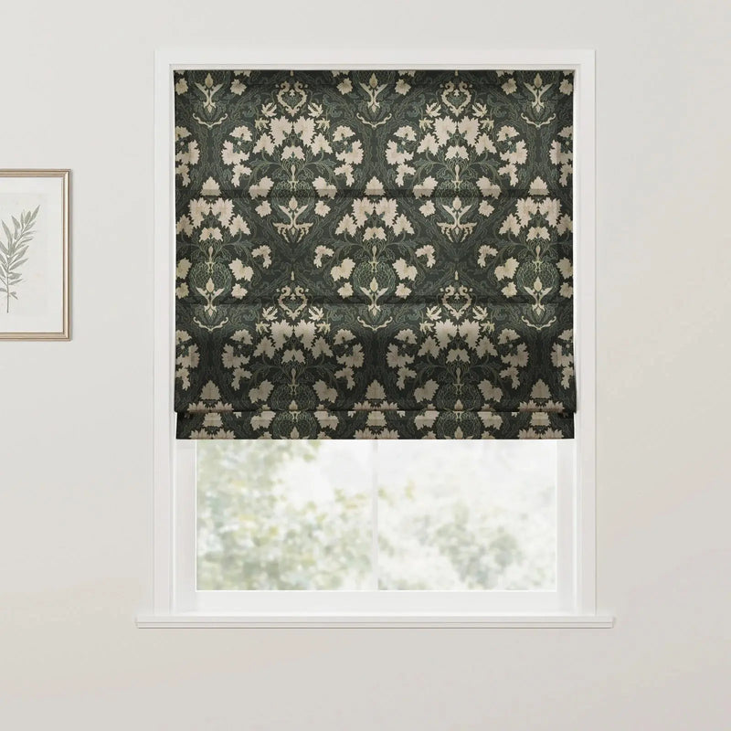 Sara Le x TWOPAGES Printed Linen Roman Blind Cord Lift