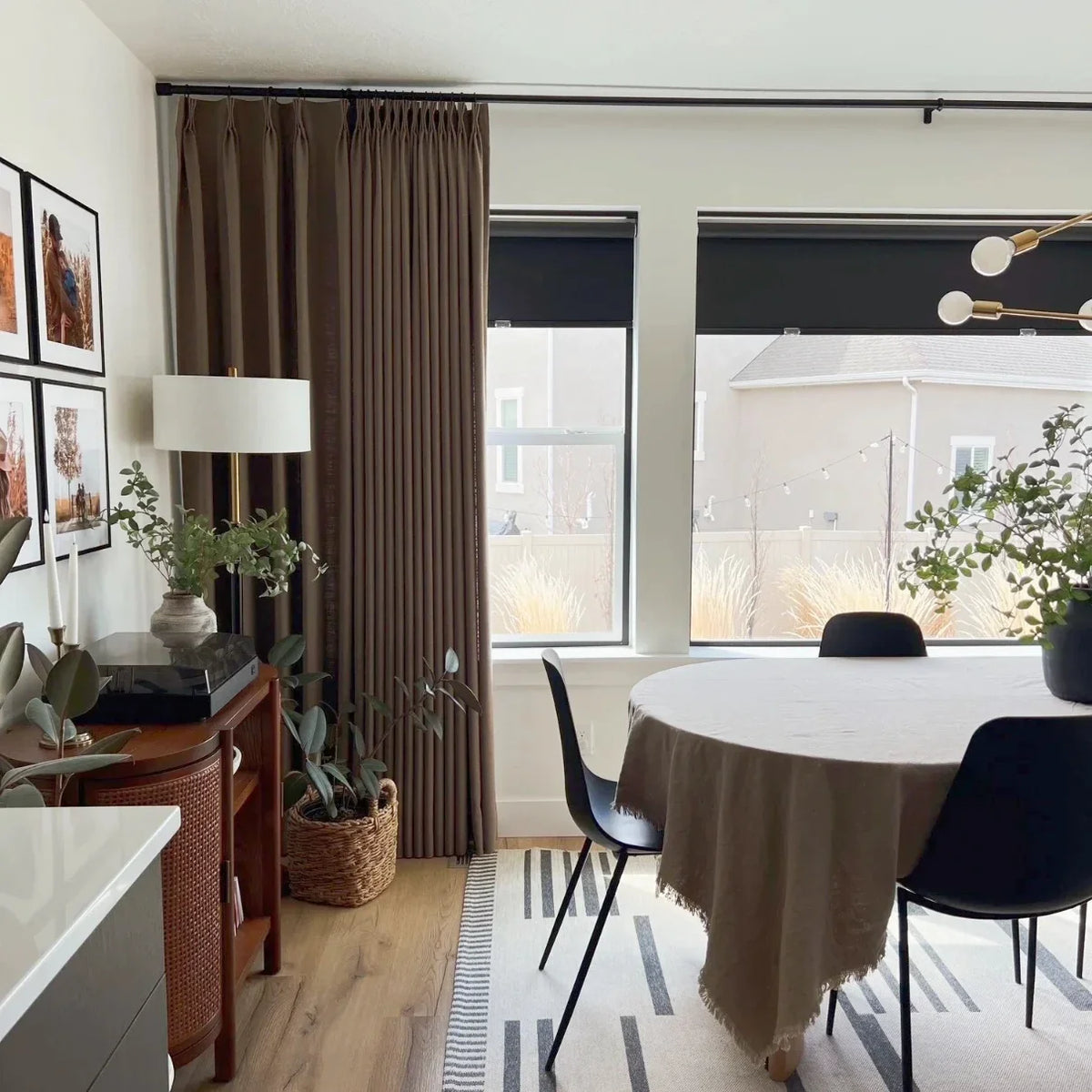 Liz Linen Pleated Curtains