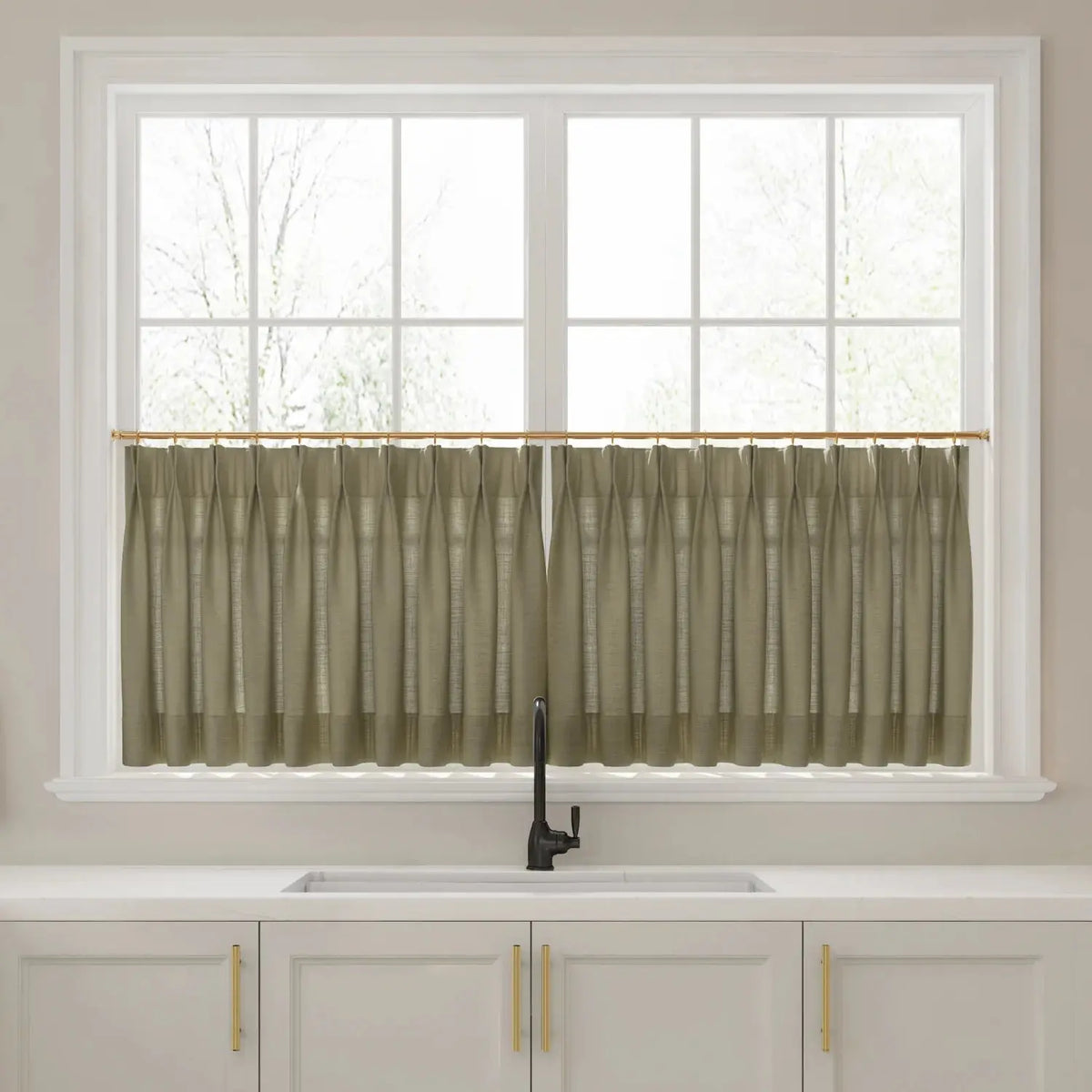 Liz Linen Cafe Curtains