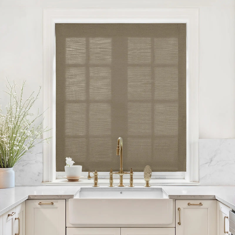 Liz Linen Relaxed Roman Blind Cord Lift