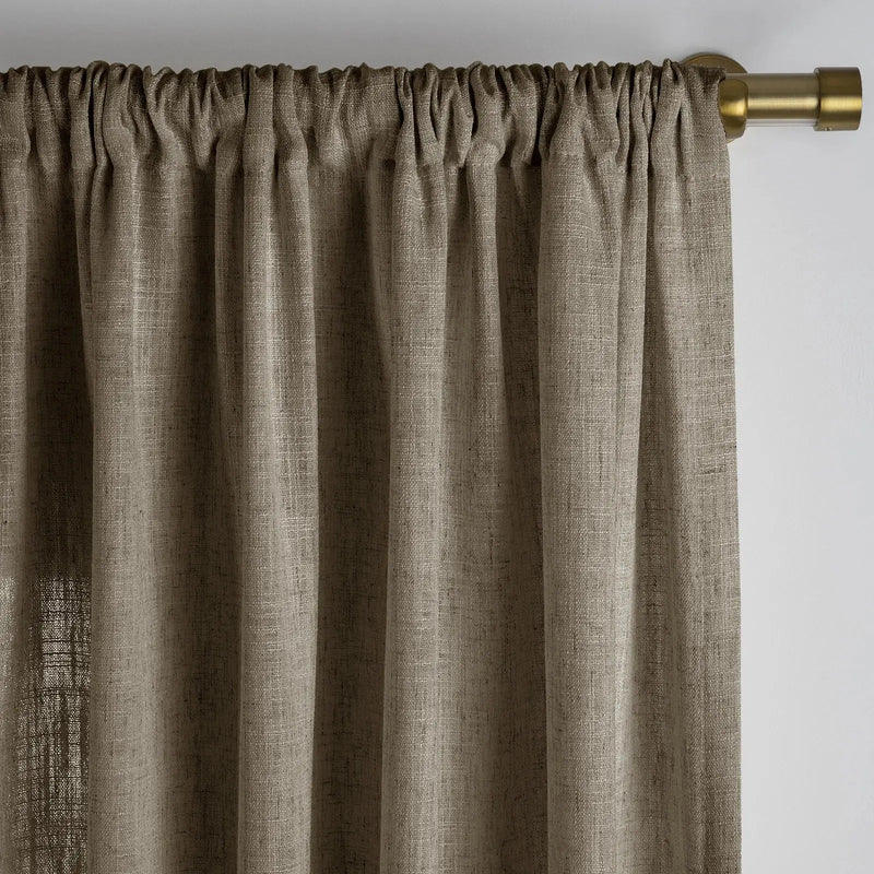 Liz Linen Soft Top Curtains