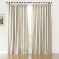 Jawara Textured Linen Cotton Tie Top Curtains