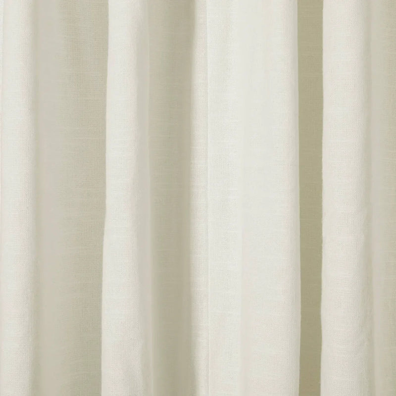 Jawara Textured Linen Cotton Tie Top Curtains