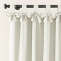 Jawara Textured Linen Cotton Tie Top Curtains