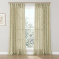 Sabrina Ramkhelawan x TWOPAGES Artisanal Canyon Grove Printed Cotton Pleated Curtains