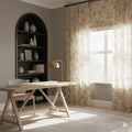 Sabrina Ramkhelawan x TWOPAGES Artisanal Canyon Grove Printed Cotton Pleated Curtains