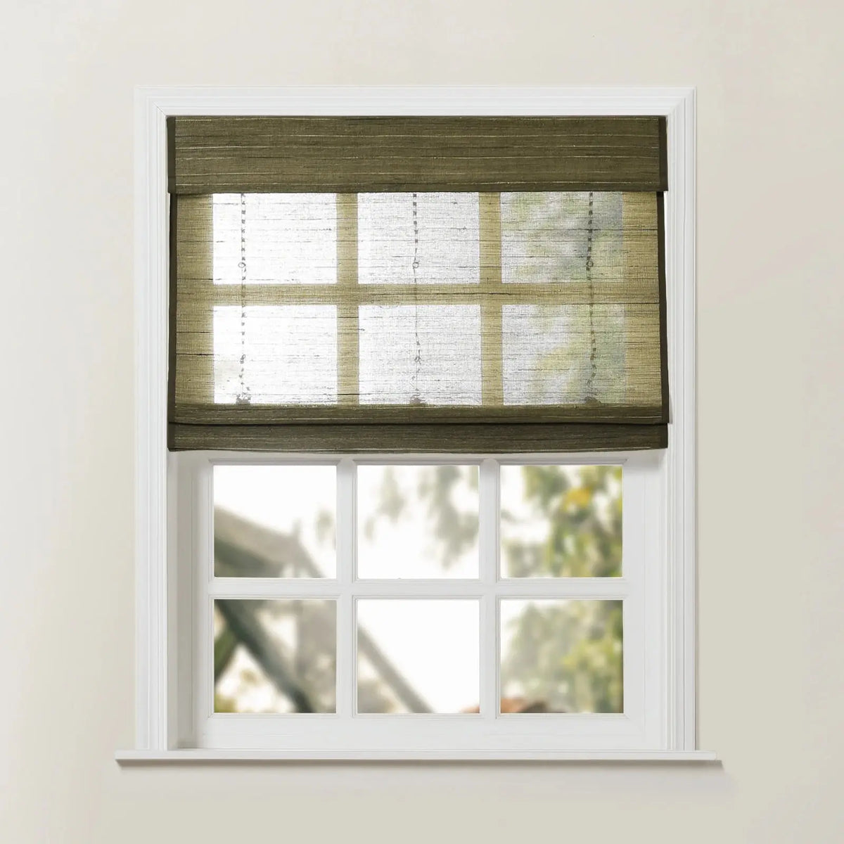 Rae Natural Ramie Jute Woven Wood Blinds - Series D