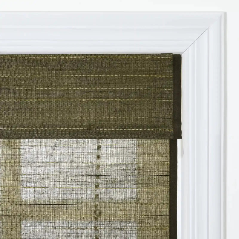 Rae Natural Ramie Jute Woven Wood Blinds - Series D