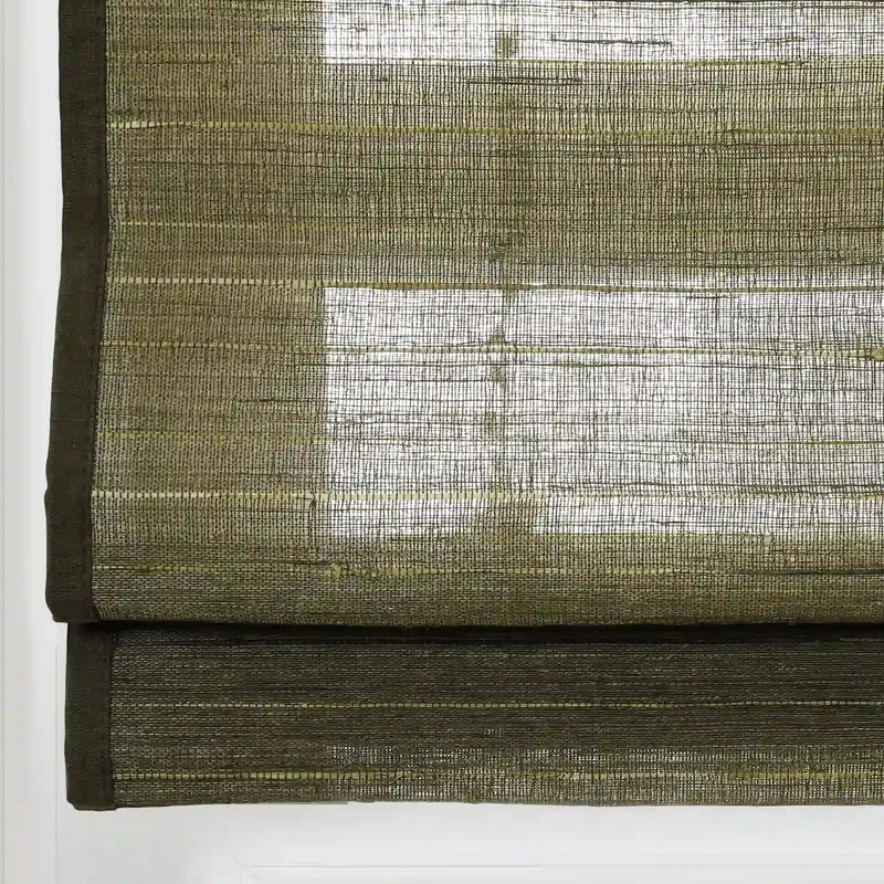 Rae Natural Ramie Jute Woven Wood Blinds - Series D