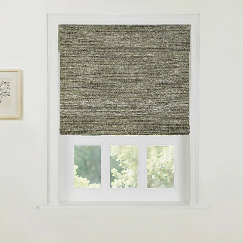 Rae Natural Ramie Jute Woven Wood Shades - Series W