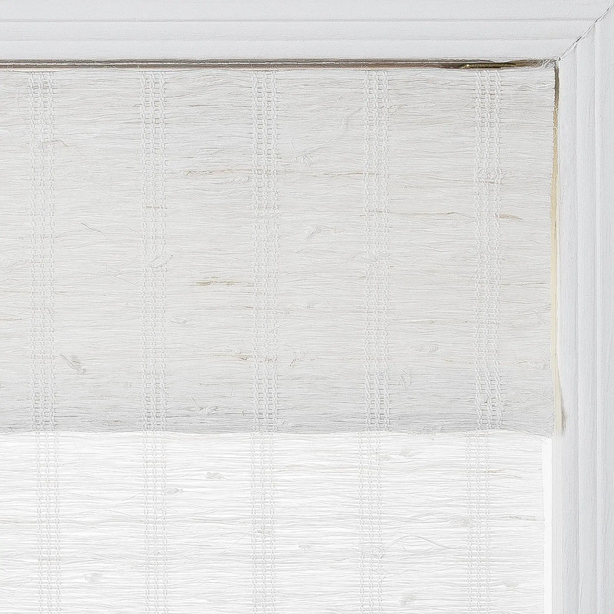 Rae Natural Ramie Flax Woven Wood Blinds - Series C