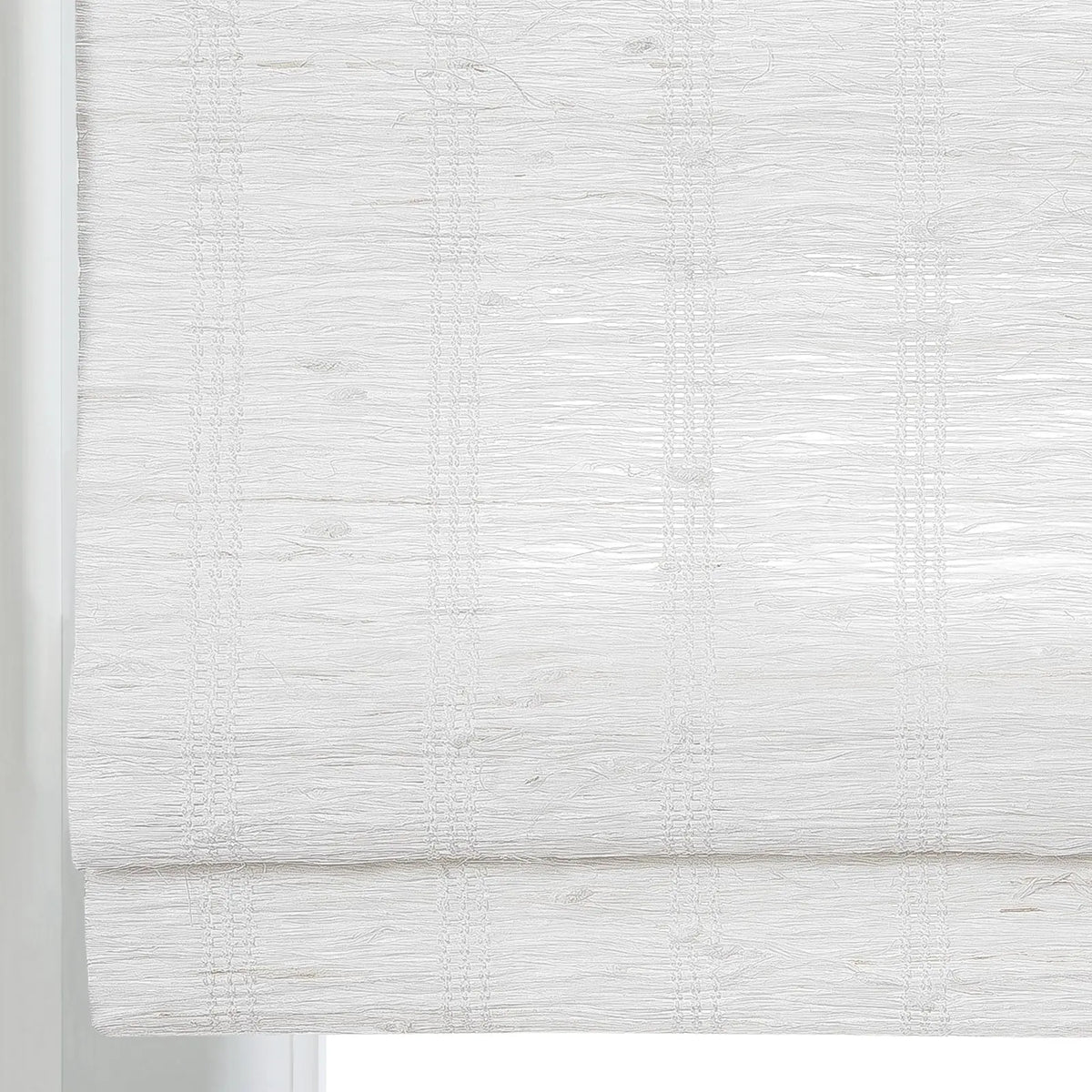 Rae Natural Ramie Flax Woven Wood Blinds - Series C