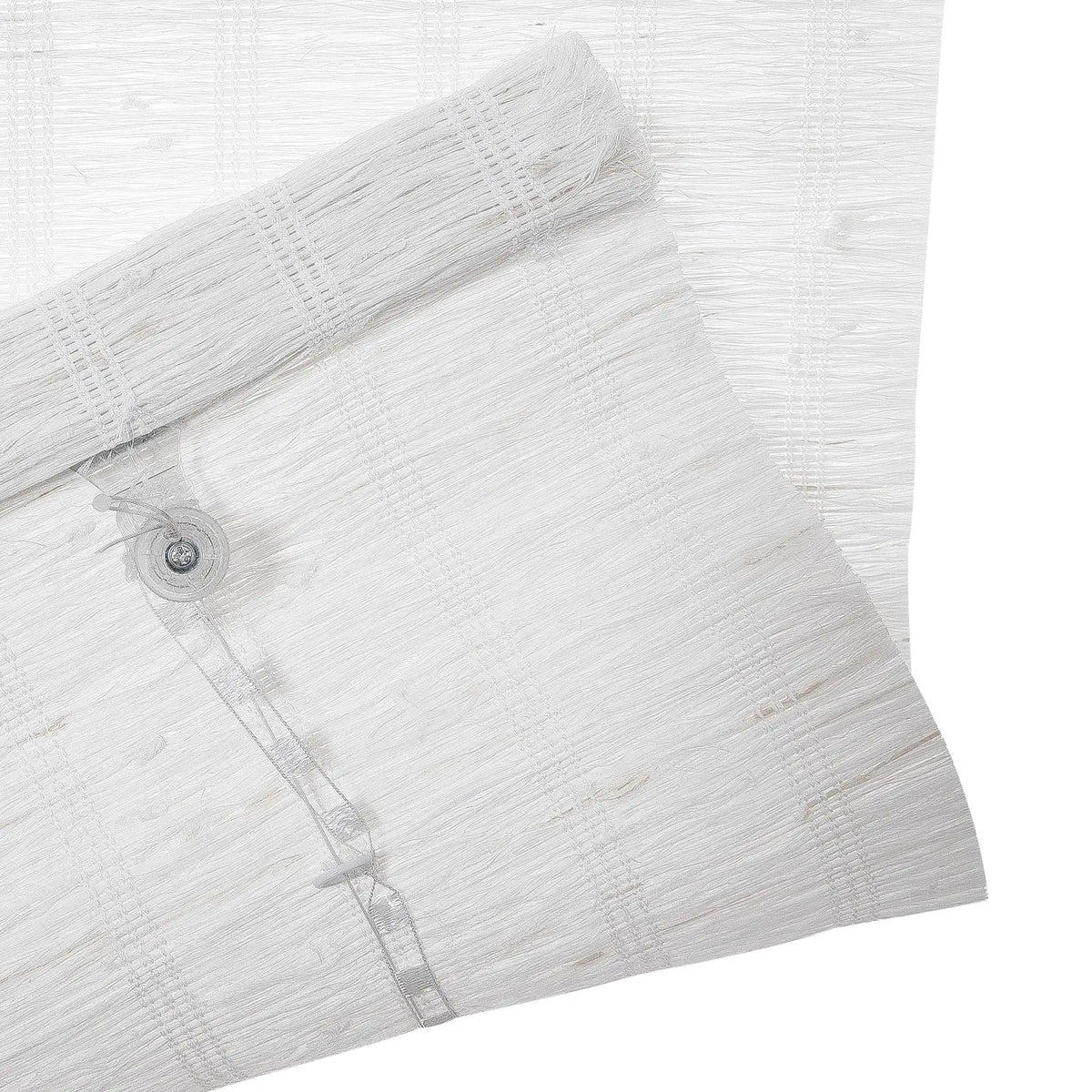Rae Natural Ramie Flax Woven Wood Blinds - Series C