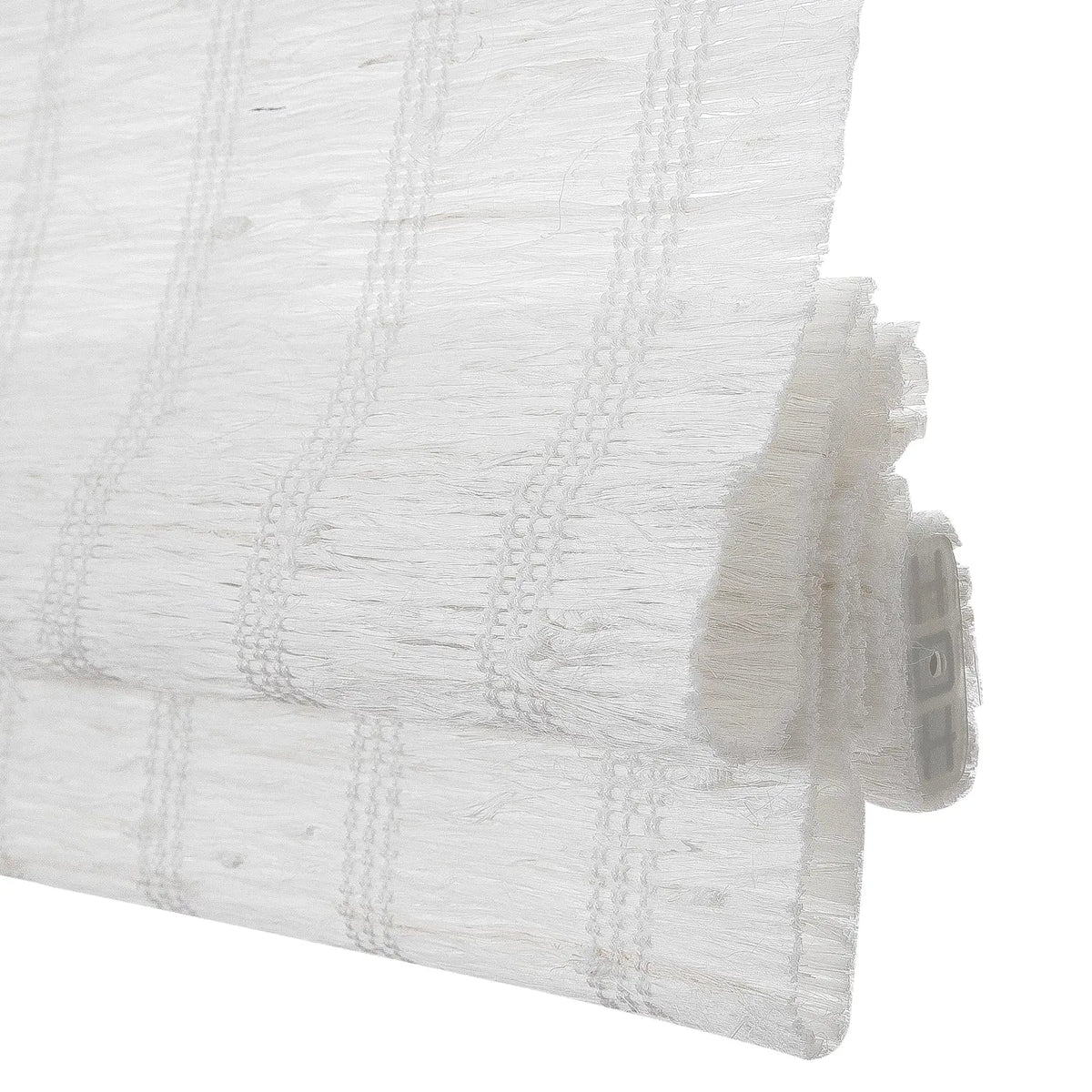 Rae Natural Ramie Flax Woven Wood Blinds - Series C
