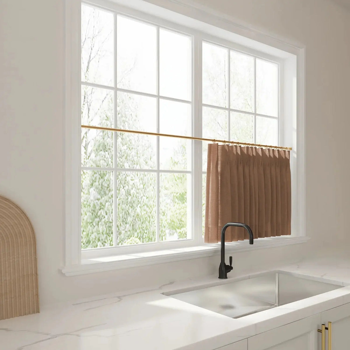 Liz Linen Cafe Curtains