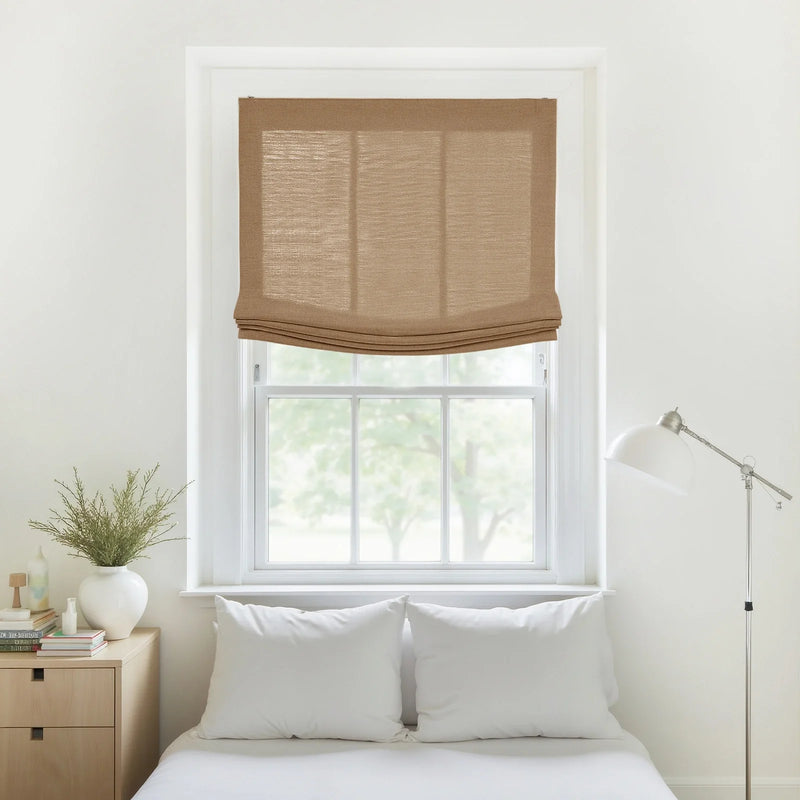Liz Linen Relaxed Roman Blind Cord Lift