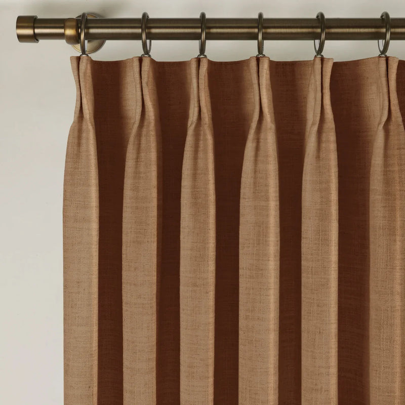 Liz Linen Pleated Curtains