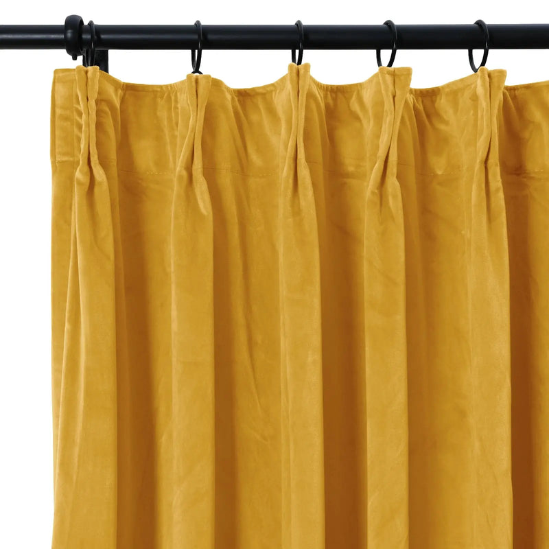 Birkin Velvet Pleated Curtains