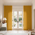 Birkin Velvet S-fold Curtains with Belt Hook - Cato Traverse Rod
