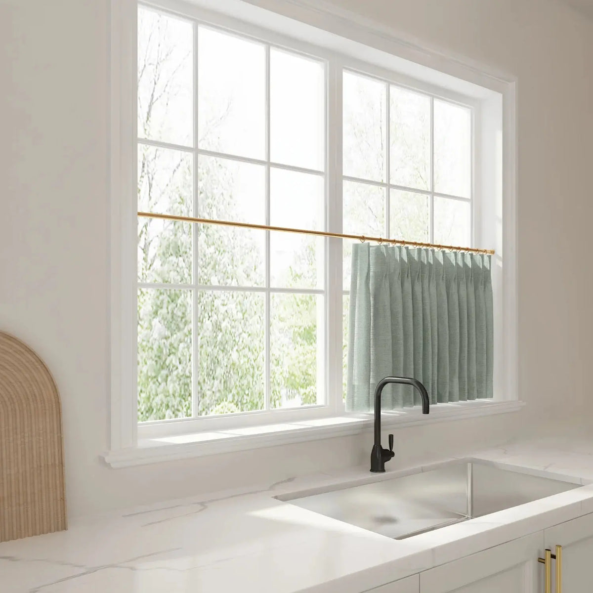 Liz Linen Cafe Curtains