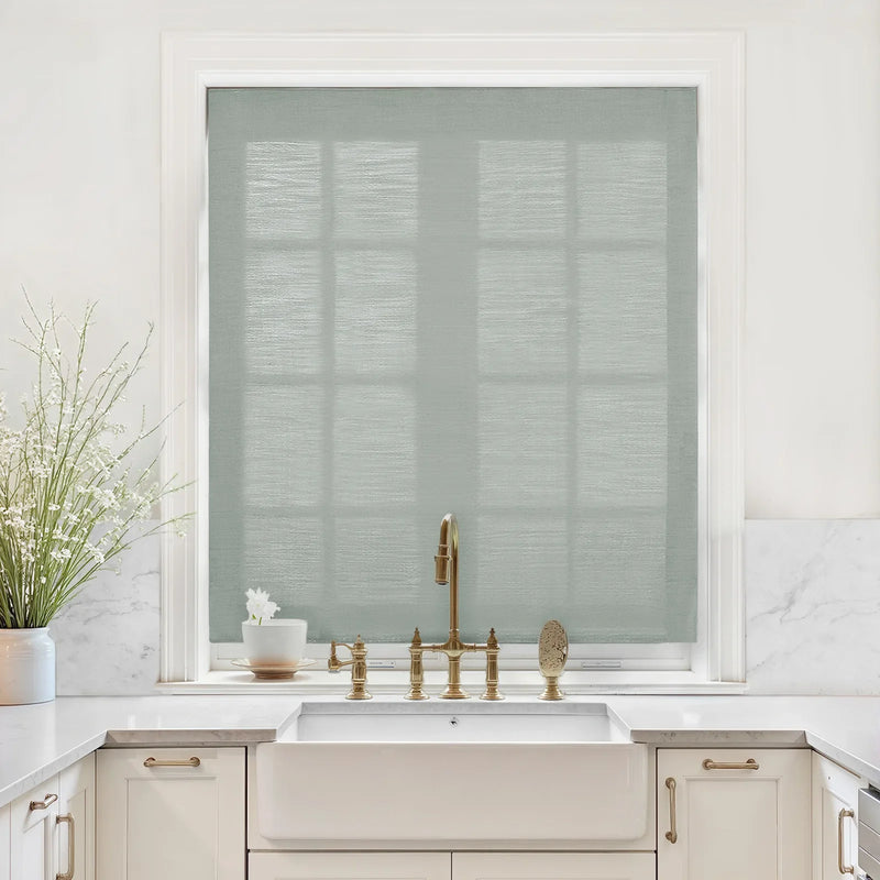 Liz Linen Relaxed Roman Blind Cord Lift