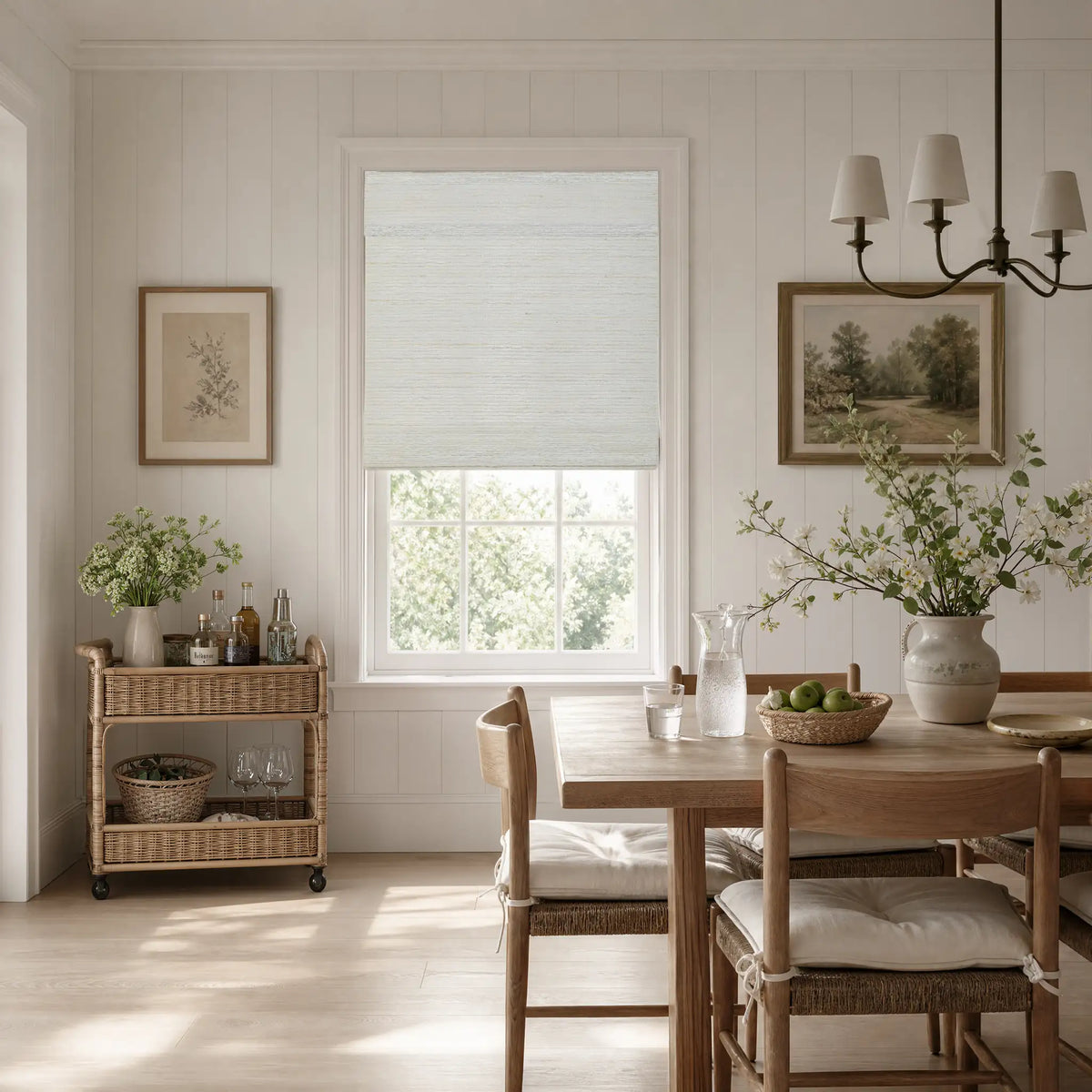 Rae Natural Ramie Jute Woven Wood Shades - Series W