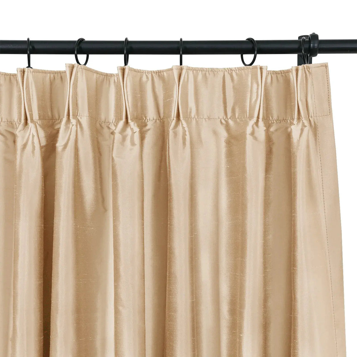 Selman Dupioni Silk Pleated Curtain