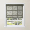 Rae Natural Jute Woven Wood Roller Blinds Cordless