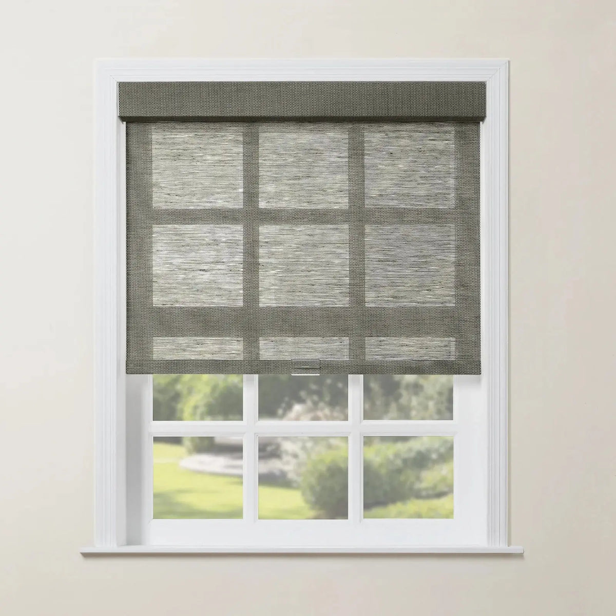 Rae Natural Jute Woven Wood Roller Blinds Cordless