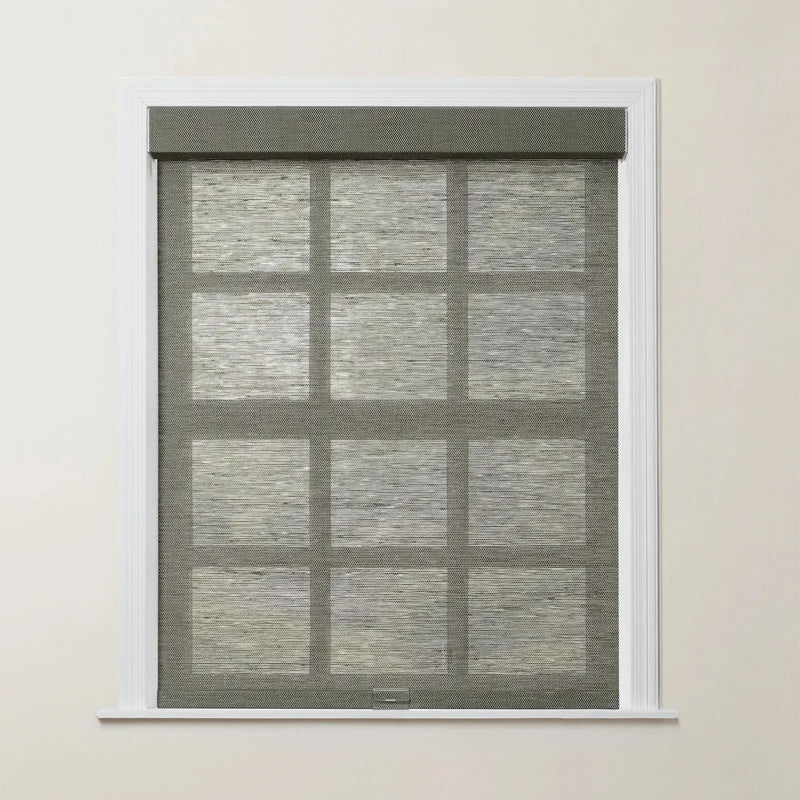 Rae Natural Jute Woven Wood Roller Blinds Cordless