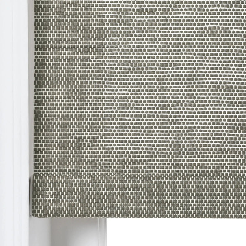 Rae Natural Jute Woven Wood Roller Blinds Cordless