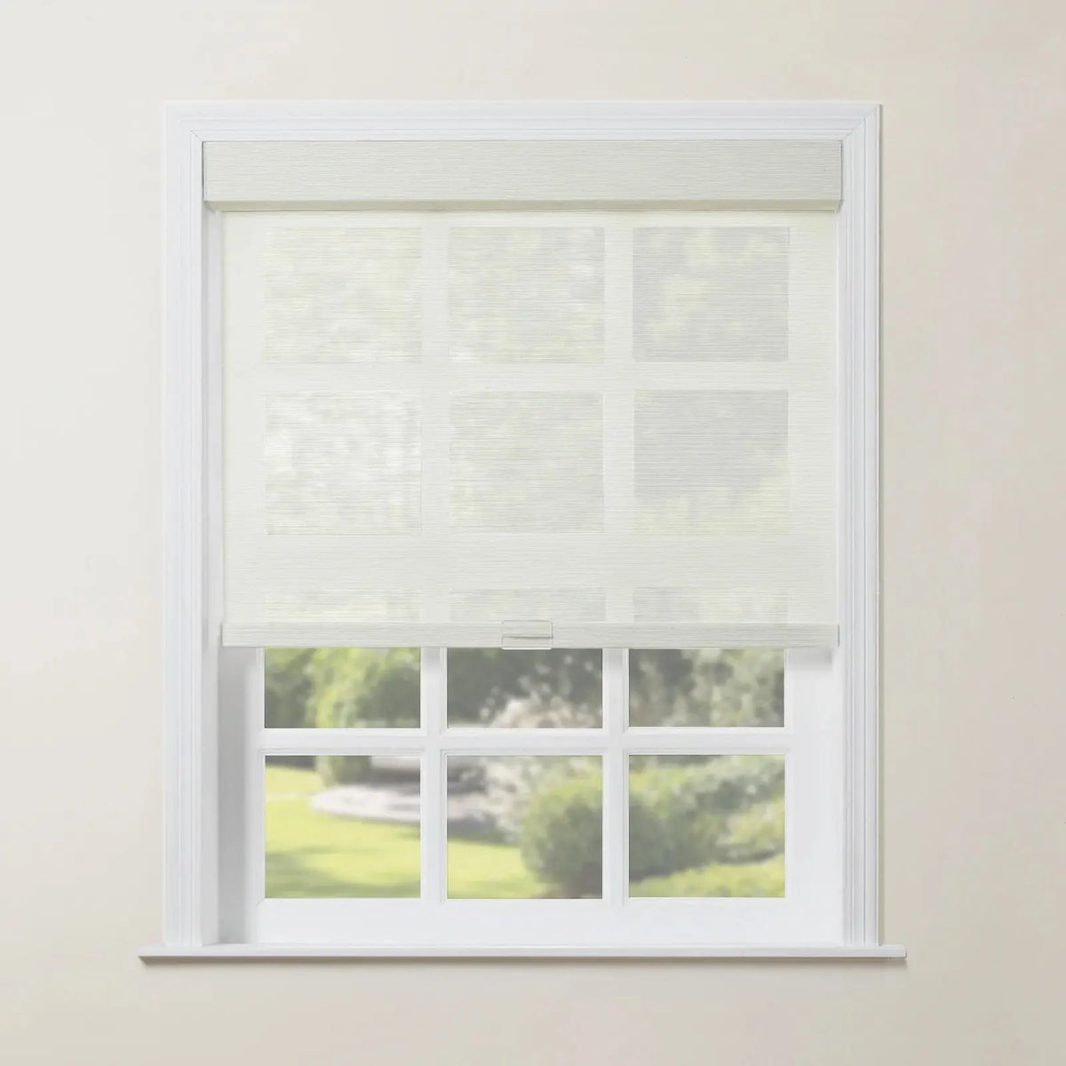 Rae Natural Jute Woven Wood Roller Blinds Cordless