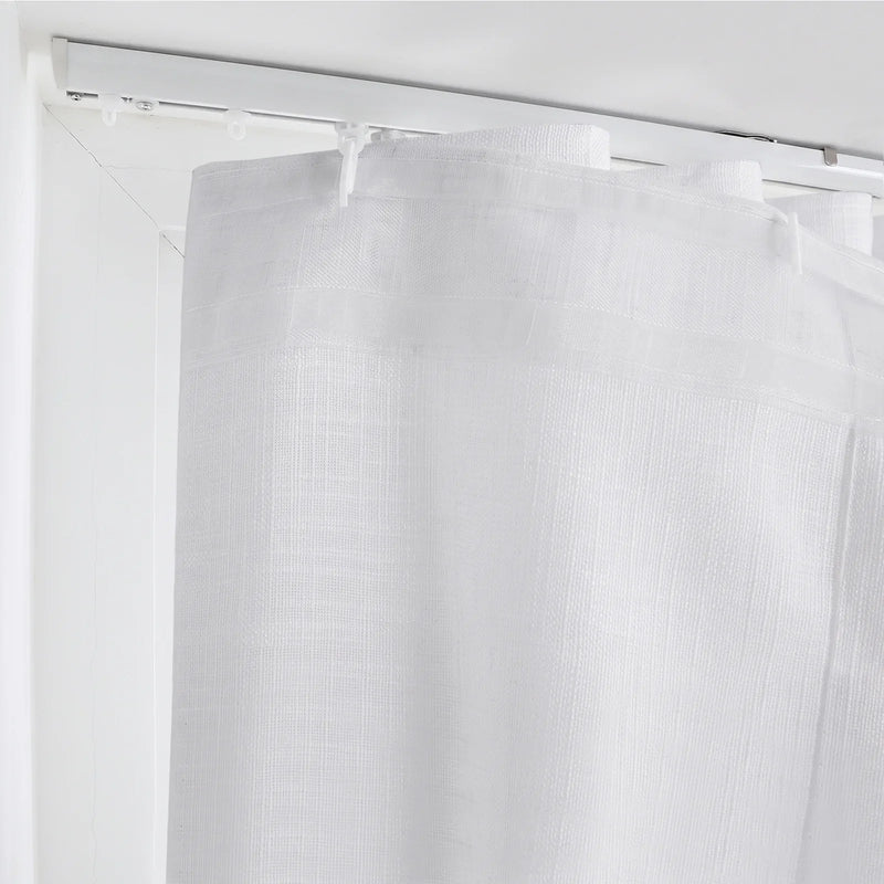 Isabella Cotton S-fold Curtains with Belt Hook - Leo Track