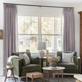 Liz Linen Pleated Curtains