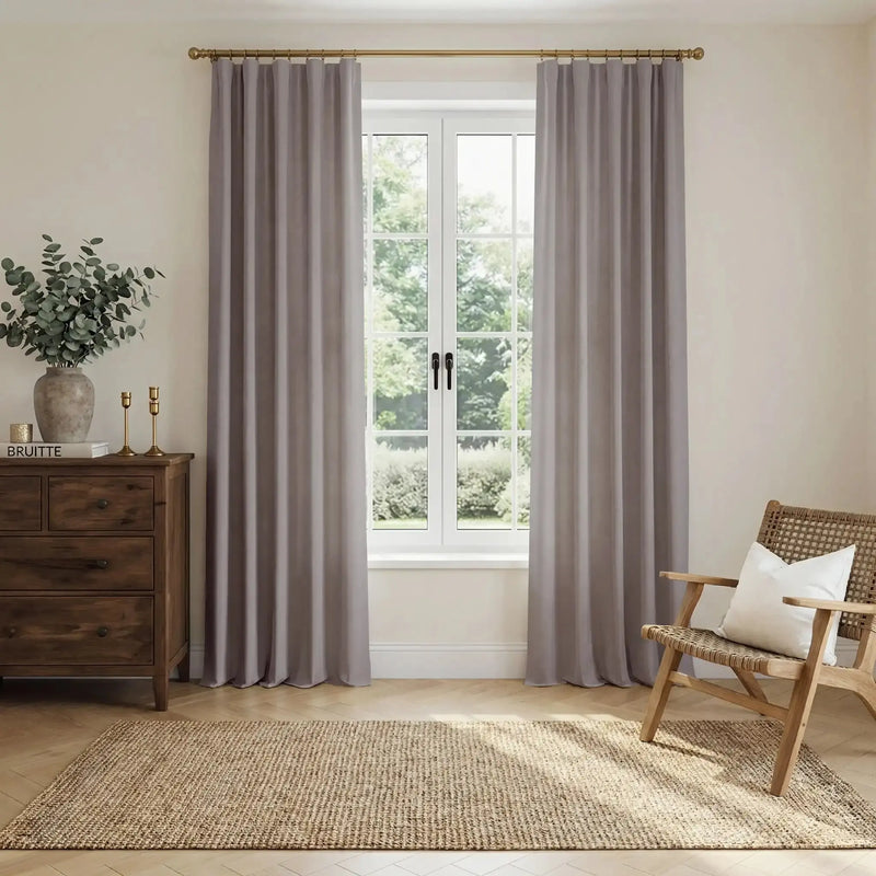 Liz Linen Soft Top Curtains