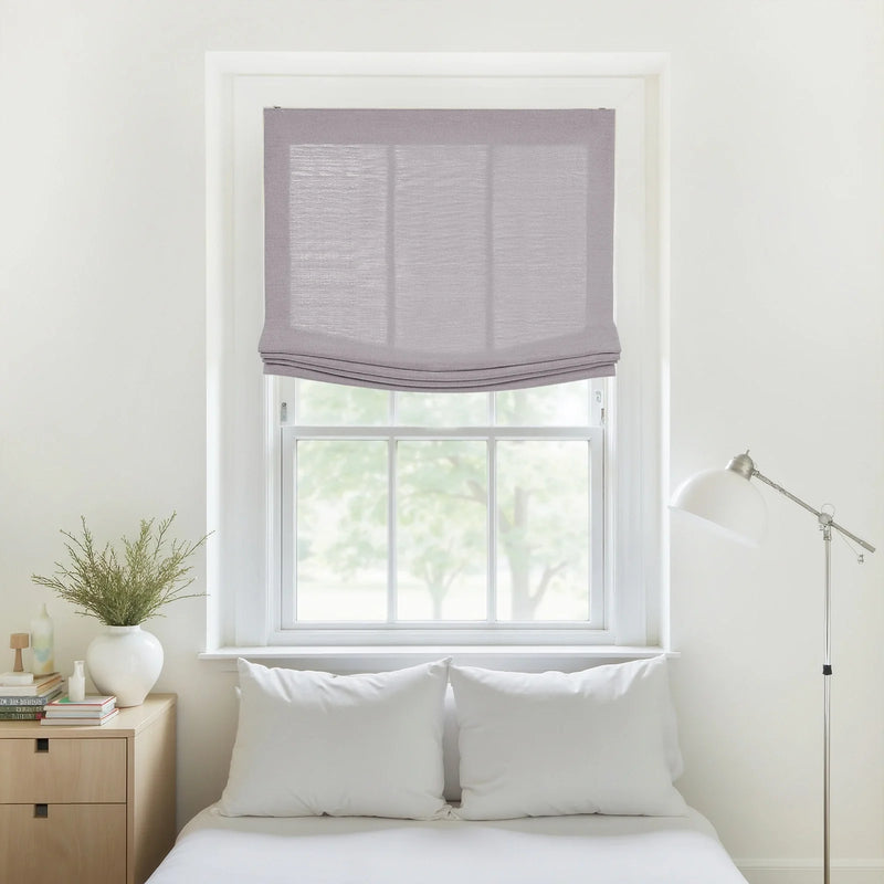 Liz Linen Relaxed Roman Blind Cord Lift