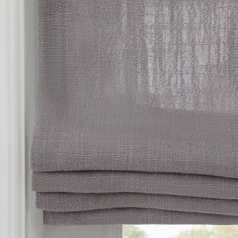 Liz Linen Flat Roman Blind Cord Lift