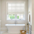 Patti Belgian Linen Roman Blind Cord Lift