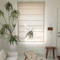 Smart Motorised Plain Roman Blind Cordless