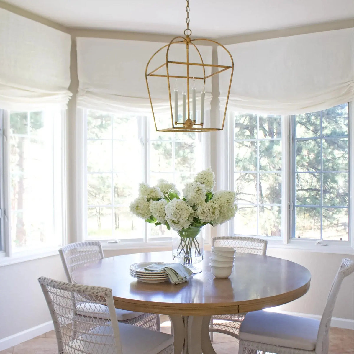Liz Linen Relaxed Roman Blind Cord Lift