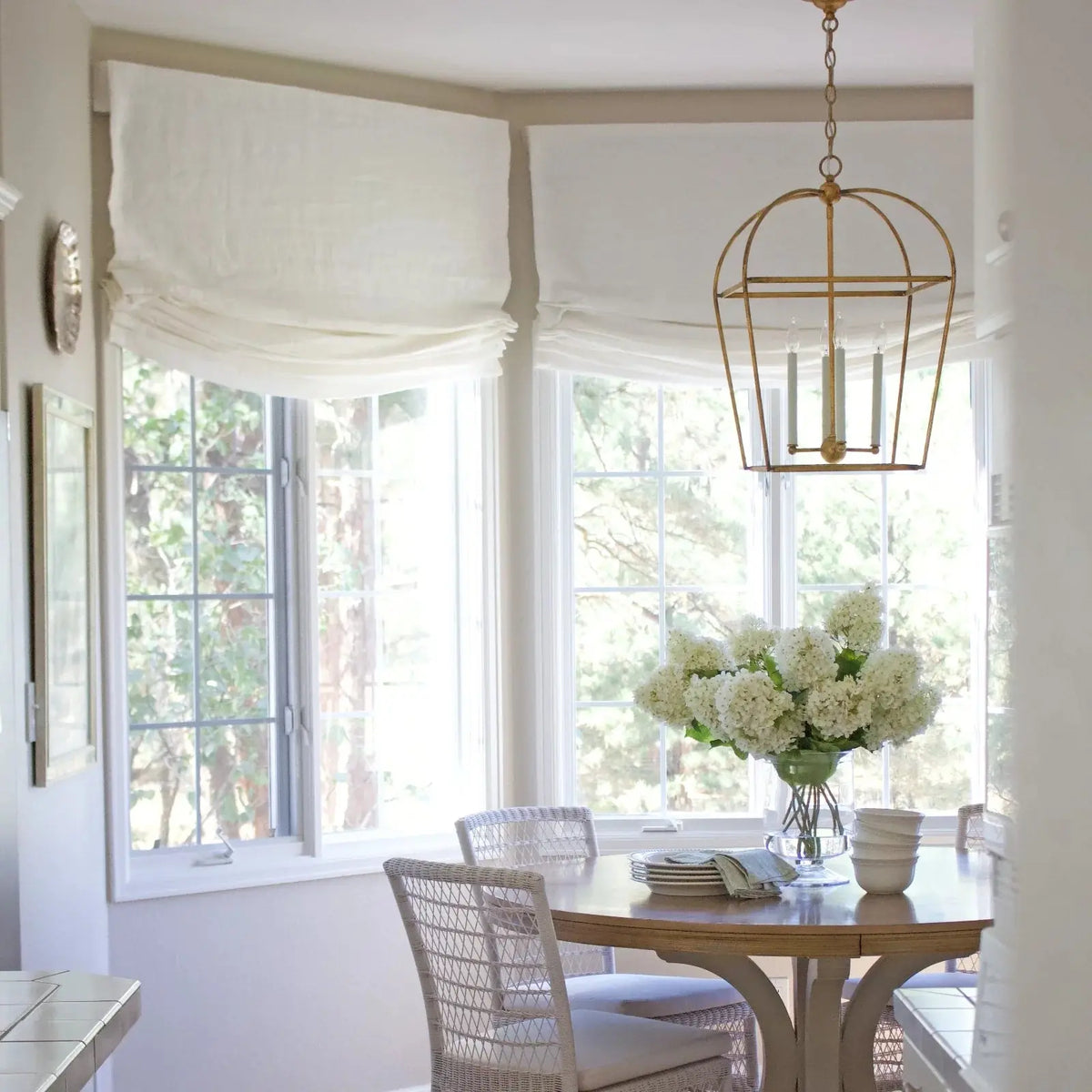 Liz Linen Relaxed Roman Blind Cord Lift