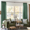 Liz Linen Pleated Curtains