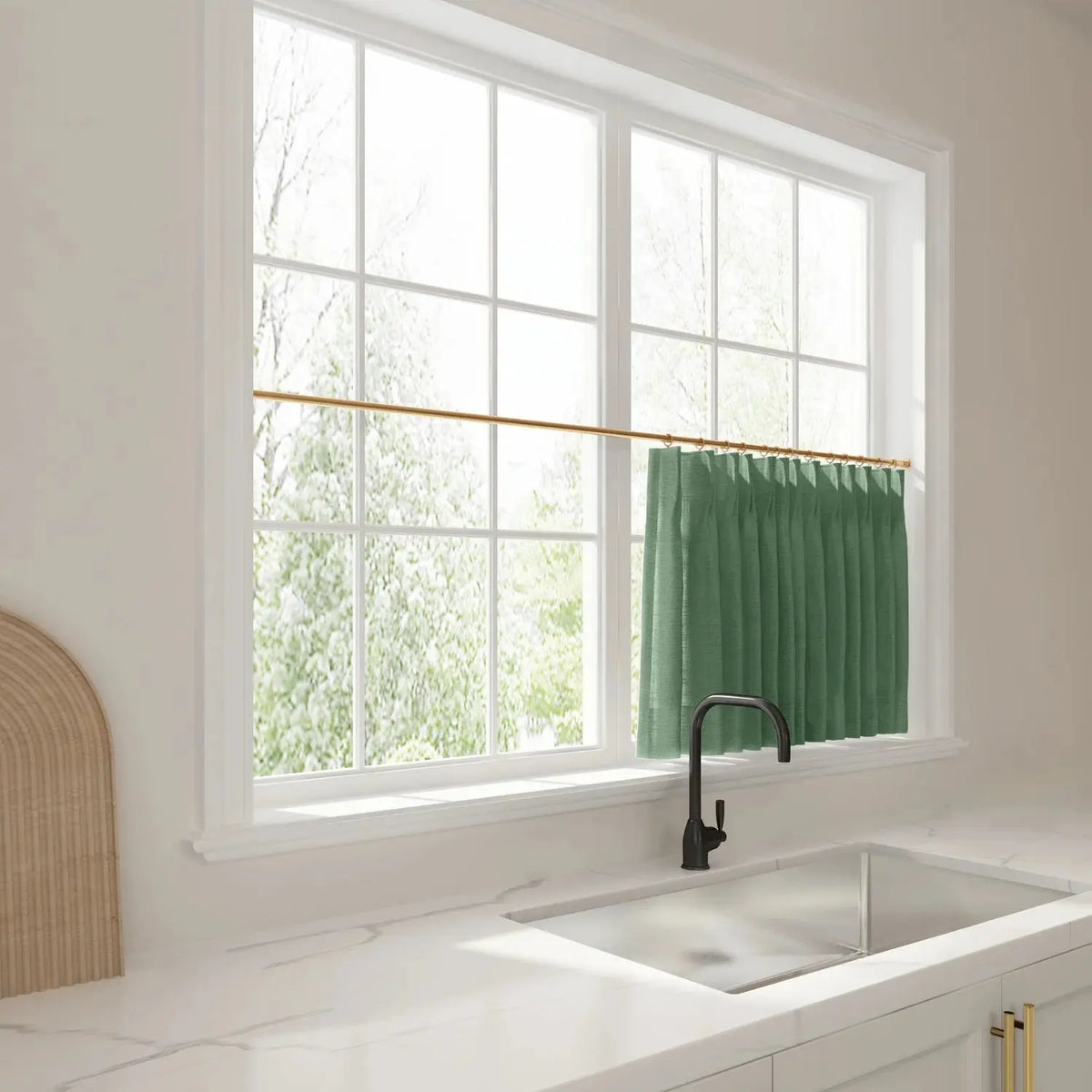 Liz Linen Cafe Curtains