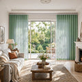 Liz Linen S-fold Curtains with Snap Tape - Lora Track