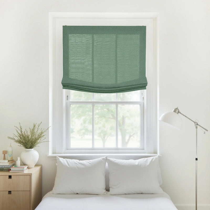 Liz Linen Relaxed Roman Blind Cord Lift