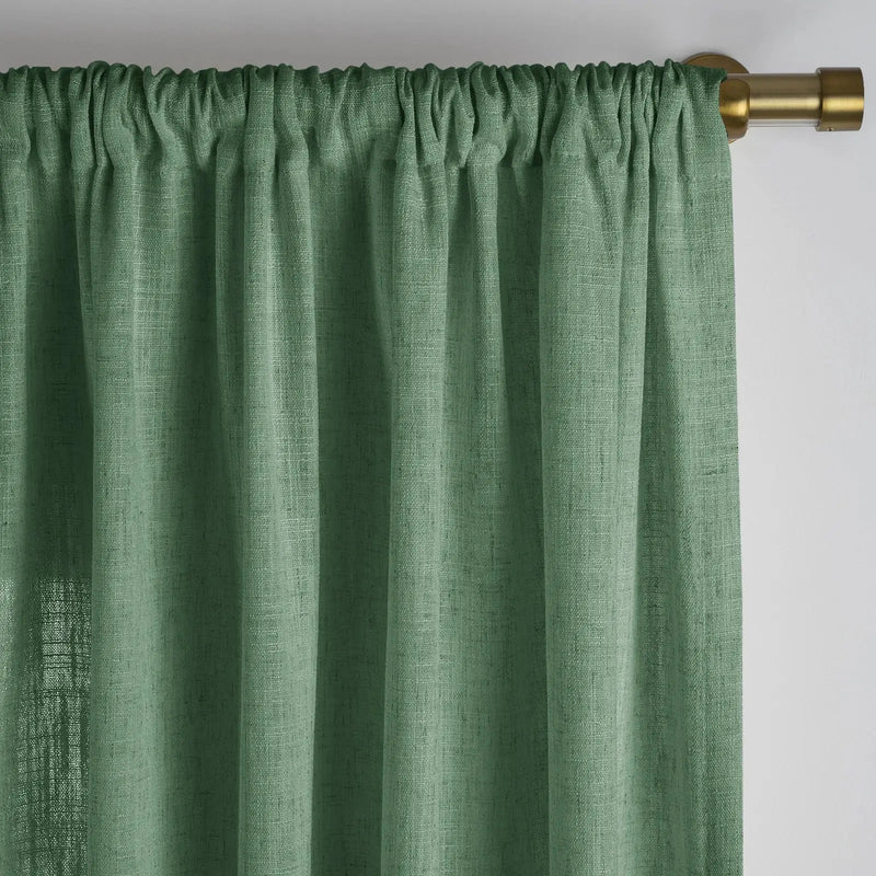 Liz Linen Soft Top Curtains