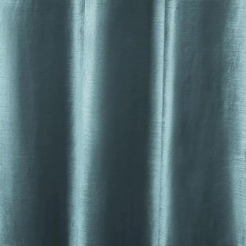 Veda Lustrous Cotton Velvet Pleated Curtains