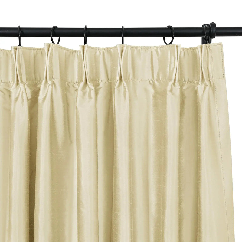 Selman Dupioni Silk Pleated Curtain